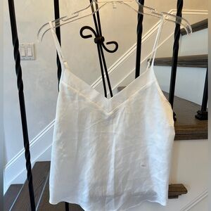 ASOS White Sheer Lounge Top